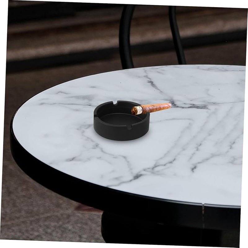 Cabilock 8 قطعة مجموعة منفاخ السيليكون المستدير الأسود سهل التنظيف للمنزل المكتب البار المطعم - Image 3